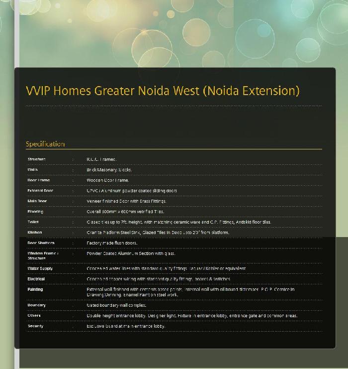 VVIP Homes, Greater Noida - Luxurious Residential Homes