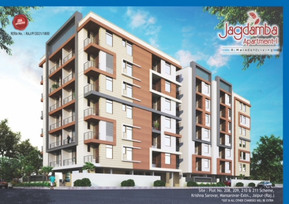 Jagdamba Apartment, Jaipur - Super Ultra Luxurious 3 BHK Spacious