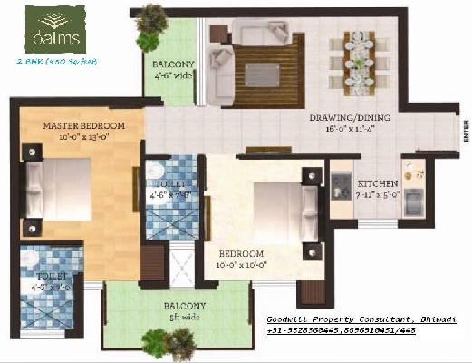 MVL The Palms, Bhiwadi - 2/3 BHK Apartments