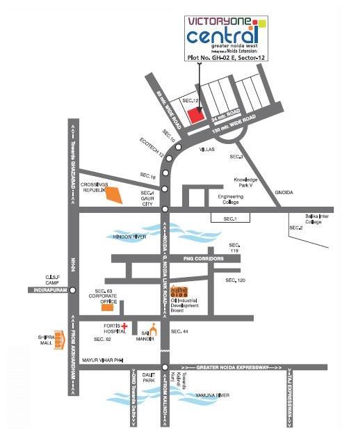 Victoryone Central Homes, Greater Noida - Residential Apartments
