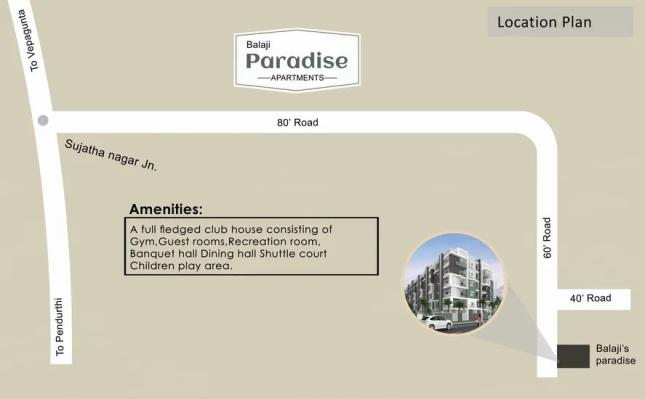 Balaji Paradise, Visakhapatnam - 2/3 BHK Aparment