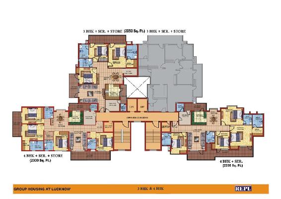 O2 Elite Homez, Lucknow - 3 & 4 BHK Apartments