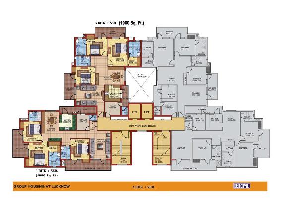 O2 Elite Homez, Lucknow - 3 & 4 BHK Apartments