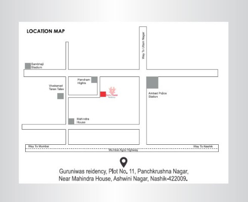 Guruniwas Residency, Nashik - 3 BHK Aparment