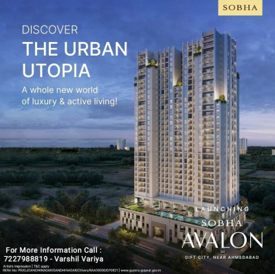 Sobha Avalon, Ahmedabad - 1/2/3 BHK Apartments Flats