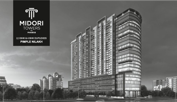 Midori Towers Phase II, Pune - 2, 3, 4 BHK Apartment, Duplexes
