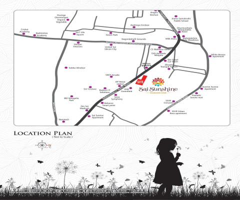 Sai Sunshine, Bangalore - 2/3 BHK Apartments Flats