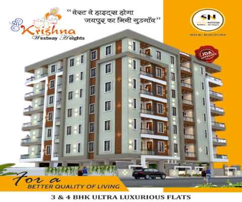Krishna Westway Heights, Jaipur - 3/4 BHK Ultra Luxurious Flats