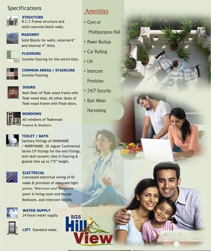 SGS Hill View, Bangalore - 3 BHK Luxury Flats