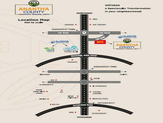Anantha County, Sangareddy - Residential Plots