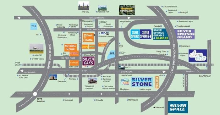 Shathabdhi Silver Spring Grand 2 B, Hyderabad - Residential Plots
