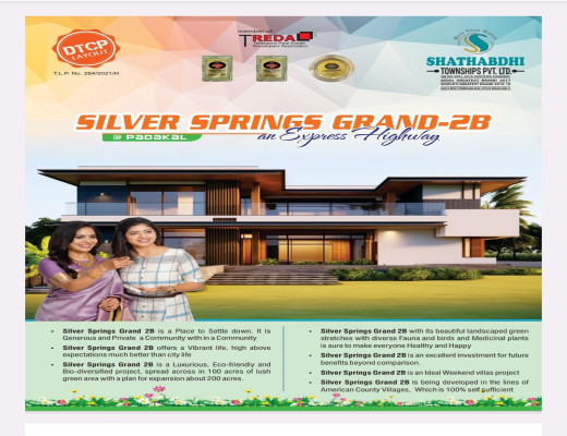 Shathabdhi Silver Spring Grand 2 B, Hyderabad - Residential Plots