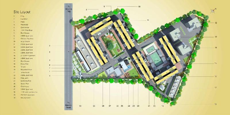 Thakkers Eva Luxuria, Nashik - 2 BHK & 3 BHK Apartments