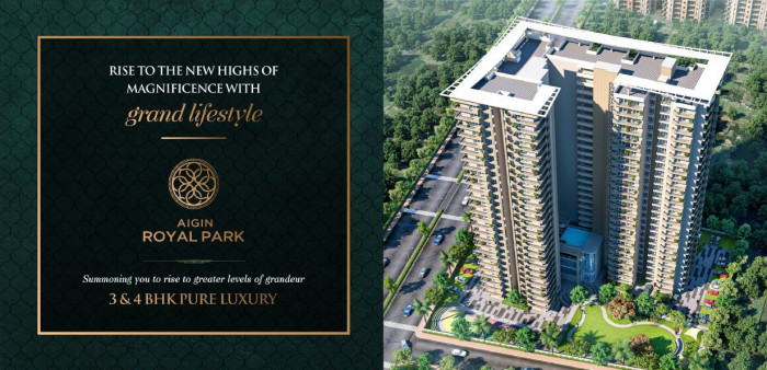 Aigin Royal Park, Ghaziabad - 3/4 BHK Blissful Homes