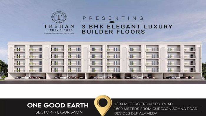 Trehan One Good Earth, Gurgaon - 3 BHK Builder Floor