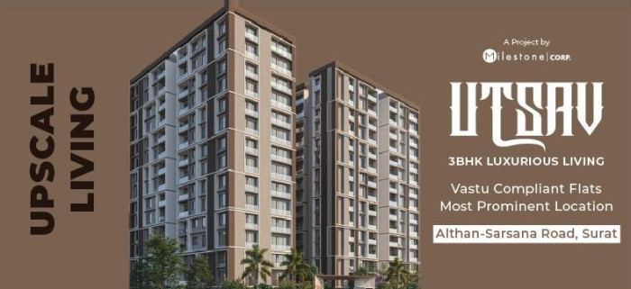 Milestone Utsav, Surat - 3 BHK Apartments