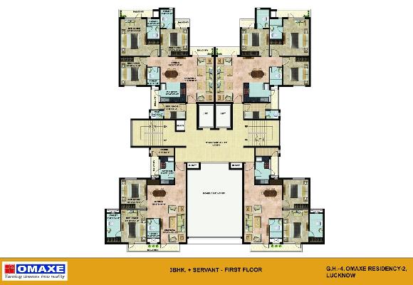 Omaxe Residency II, Lucknow - 3BHK Residential Apartments