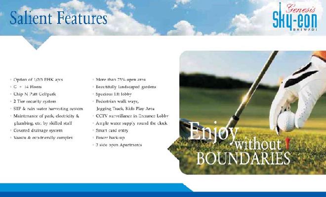 Genesis Sky-eon, Bhiwadi - 1/2/3 BHK Residential Apartments