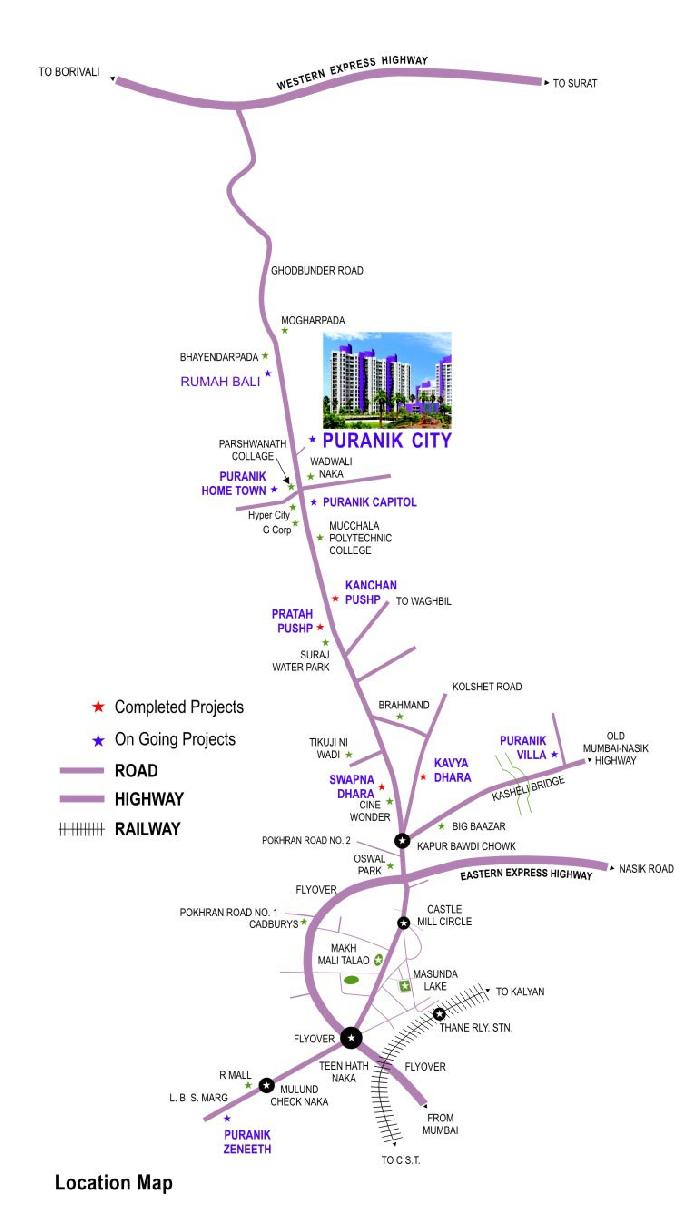 Puranik City, Thane - 1/2 BHK Apartments
