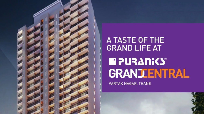 Puraniks Grand Central  Phase 1, Thane - 1/2 BHK Apartments