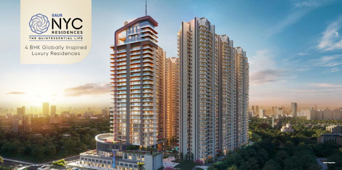 Gaur NYC Residence, Ghaziabad - Ultra Luxury 4BHK Flat