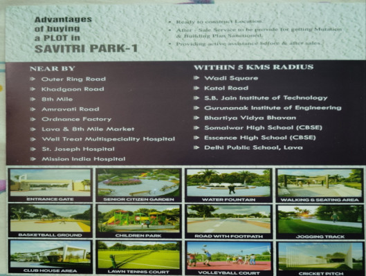 Savitri Park 1, Nagpur - Residential Plots