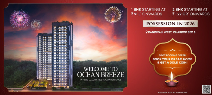 Ocean Breeze, Mumbai - Premium 1/23 BHK Residences