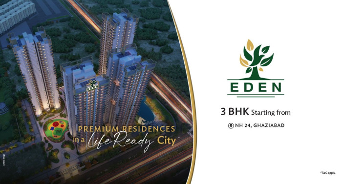 Wave Eden, Ghaziabad - Ultra Luxury 3 Bed Apartments