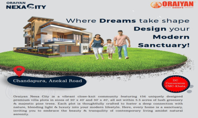 Oraiyan Nexa City, Bangalore - Residential Plots