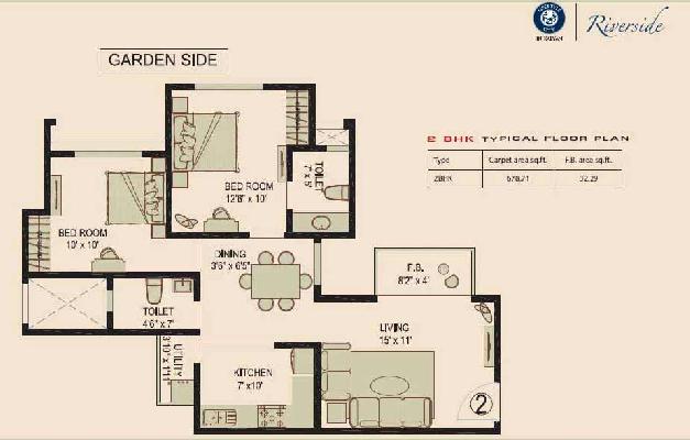 Riverside Kalyan, Thane - 3 BHK Residential Apartments