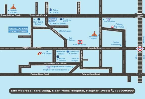 Krish Mansion, Palghar - 2 BHK Apartment