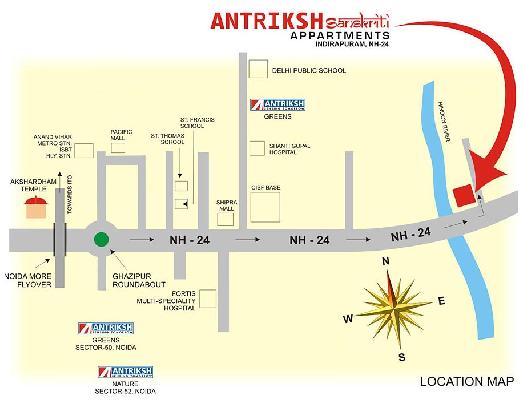 Antriksh Sanskriti, Ghaziabad - 2,3 and 4 BHK Luxury Apartments
