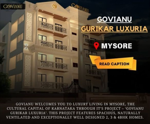 Govianu Gurikar Luxuria, Bangalore - Well Designed 2/3/4BHK Homes