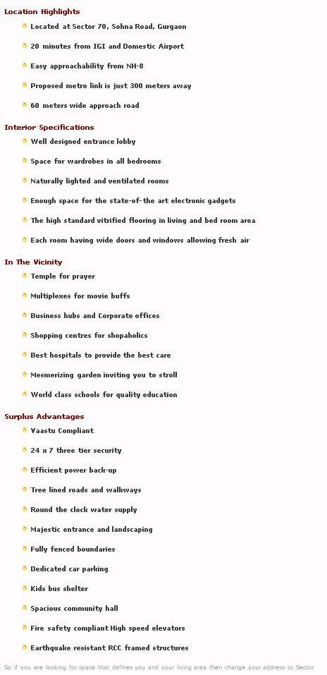 Tulip Ivory, Gurgaon - Residential Apartments
