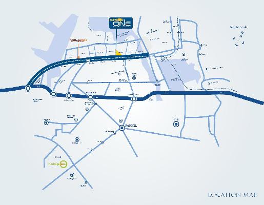 Conscient One, Gurgaon - Commercial cum Residential Landscape