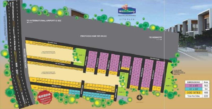 Nisarga White County, Bangalore - Residential Plots