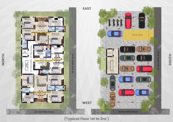 Beaver Shankar Kripa, Chennai - 2/3 BHK Apartment