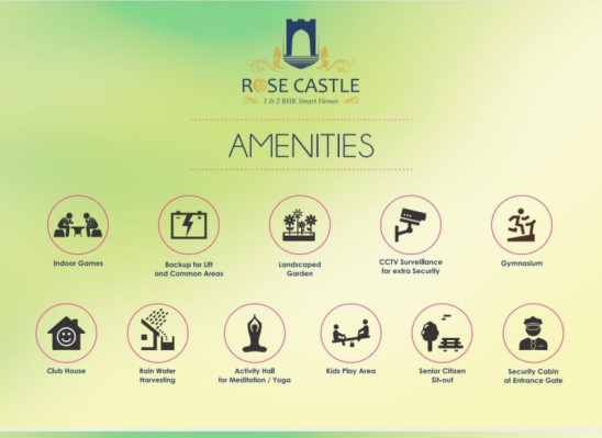 Rose Castle, Pune - 1/2 BHK Apartment