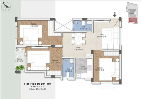 Reform Rudralaya, Bhubaneswar - 2/3 BHK Apartment