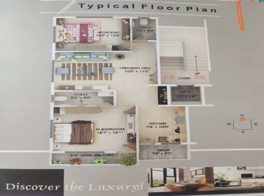 Vighnaharta Residency, Nagpur - 2/3 BHK Apartment