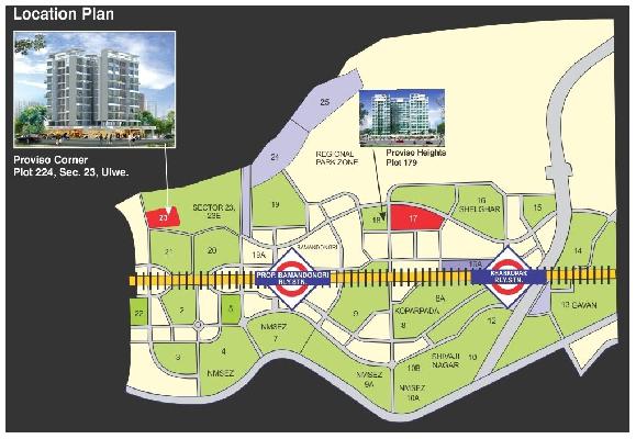 Proviso Corner, Navi Mumbai - 1/2 BHK Residential Apartments