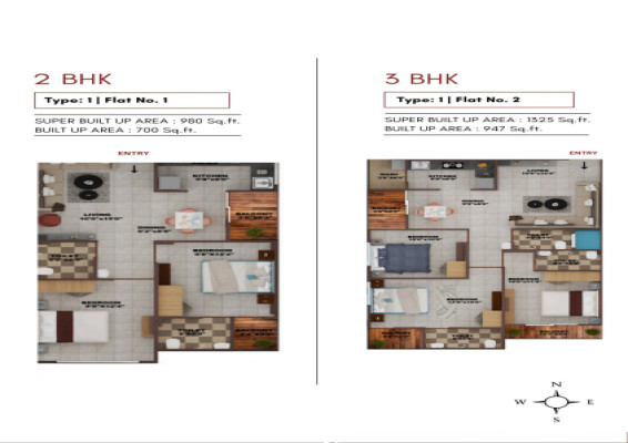 Mangala Avenue, Indore - 2/3 BHK Apartment