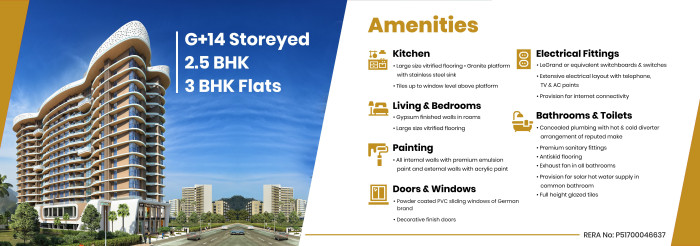 Sara Antalya, Navi Mumbai - Thoughtfully Designed 2/3 BHK Homes