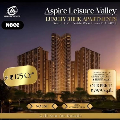 Au Aspire Leisure Valley, Noida - 3 BHK Homes