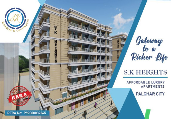 SK Heights, Palghar - 1/2 BHK Apartment