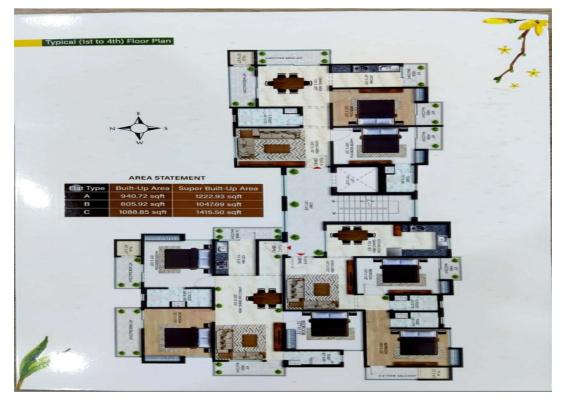 Sushila Raj, Ranchi - 2/3 BHK Apartment