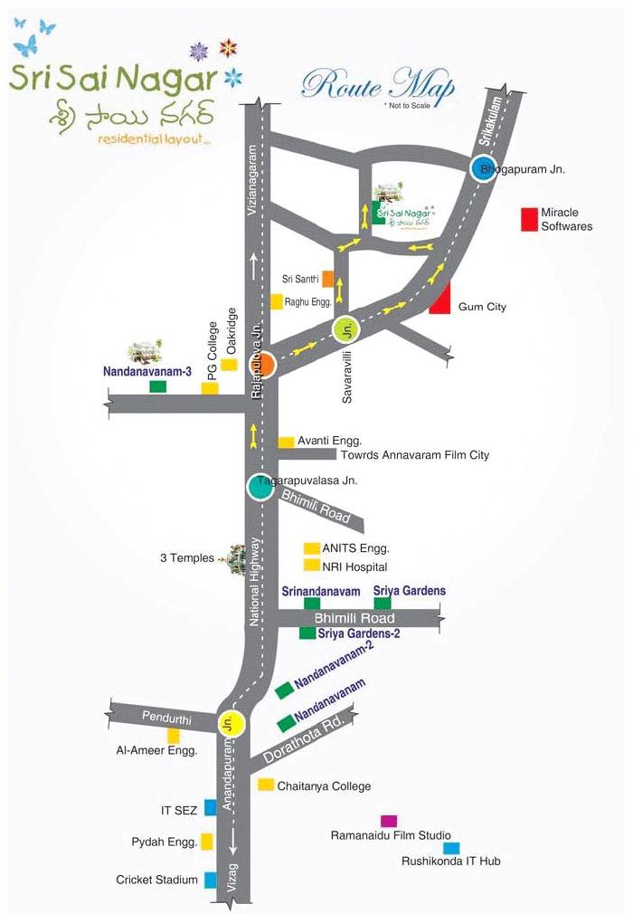 Sri Sai Nagar, Vizianagaram - Residential Plots