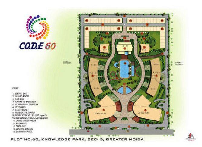UTC Code 60, Greater Noida - Residential Cum Commercial Hub