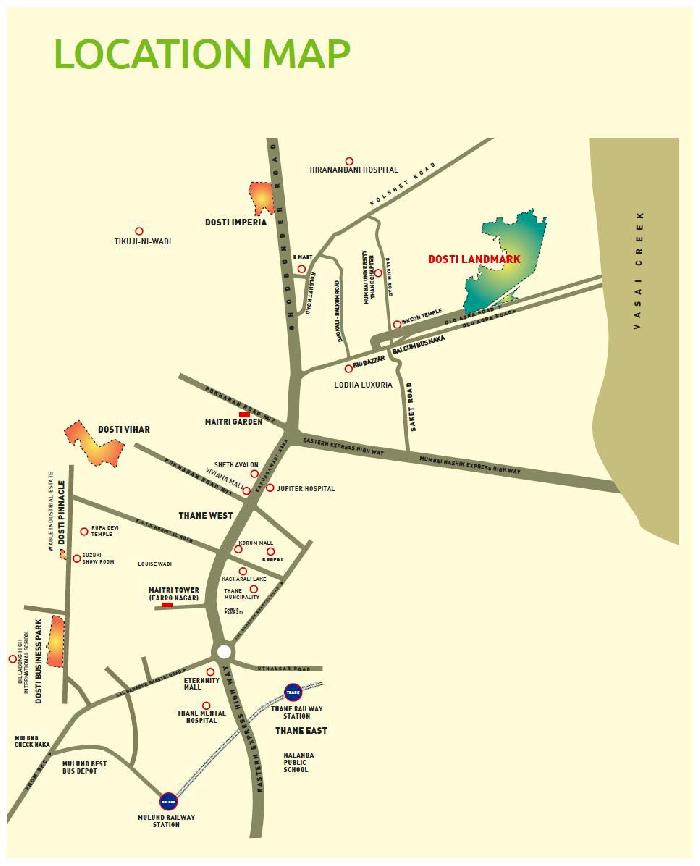 Dosti Codename Landmark, Thane - Residential Apartments