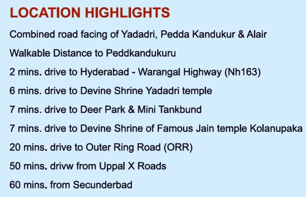 Yadadri Nivas, Nalgonda - DTCP Approved Residential Plots